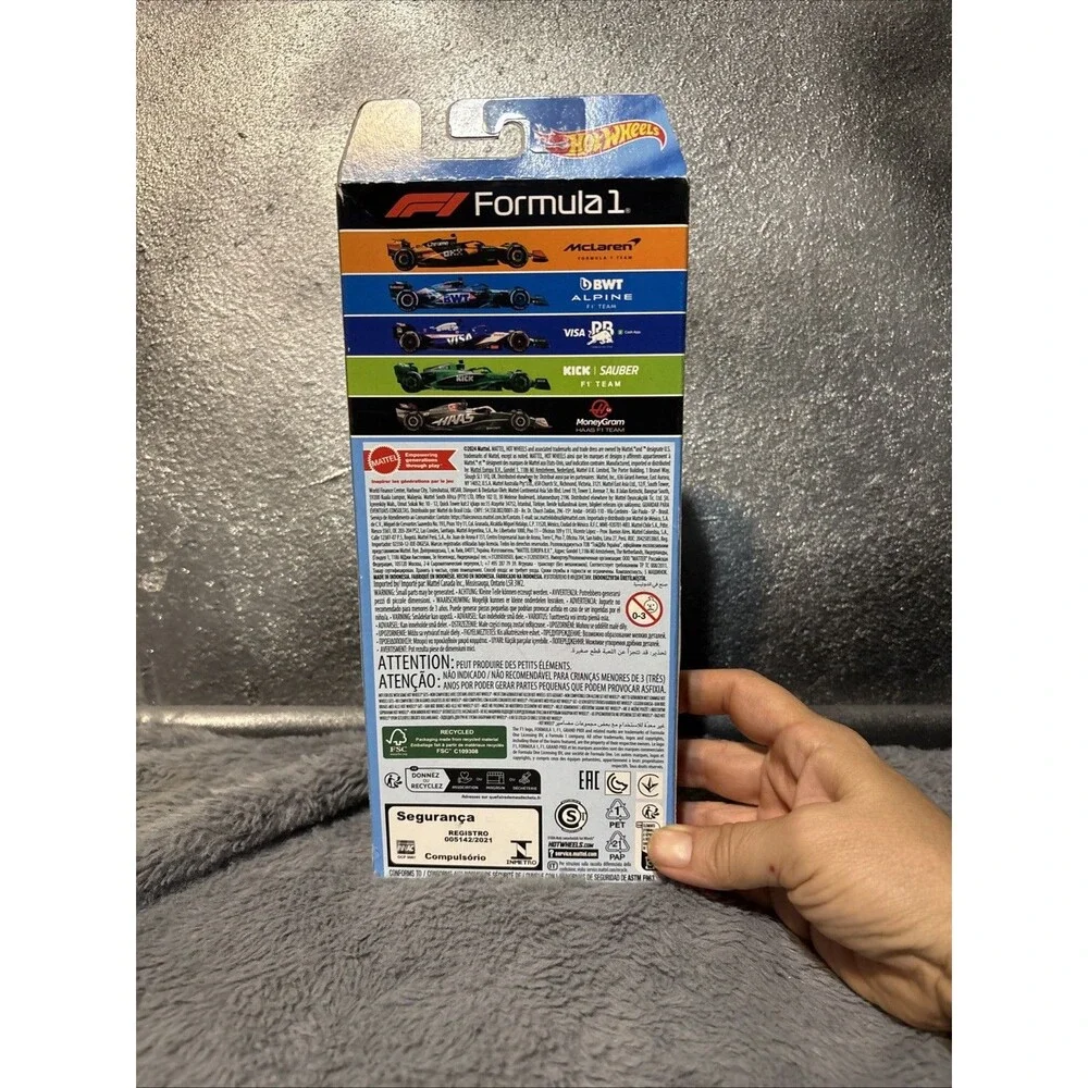 Hot Wheels F1 2024 Formula 1 Collectible 5-Pack MEW In Pack